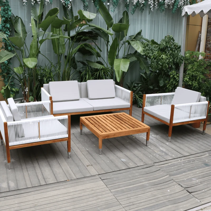 Boender Outdoor Jakarta loungeset 4-delig rope