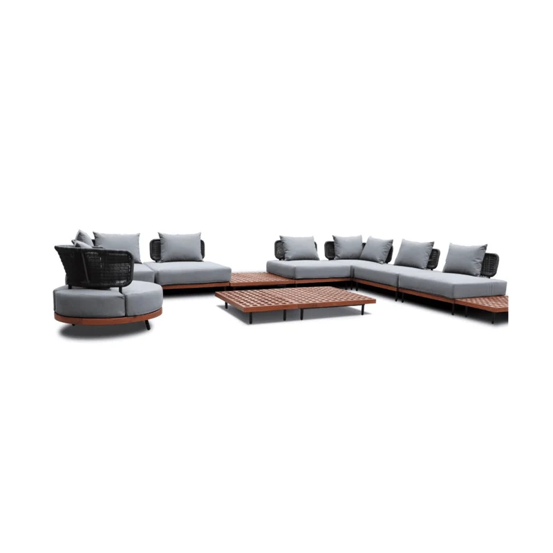 Boender Outdoor loungeset teakhout 11-delig