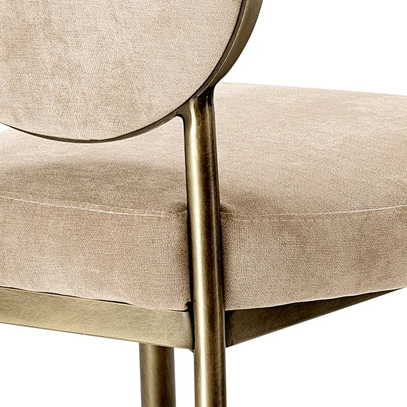 Dining Chair Scribe - Greige Velvet