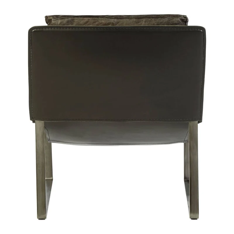 Hoxton Dark Brown Leather Lounge Chair