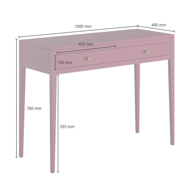 Radford Console Table | Red