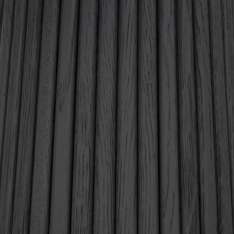 Leckford Ribbed Occasional Table | Black Oak