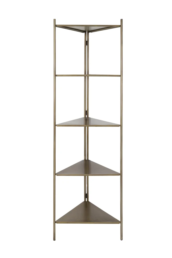 Cabinet open 58,5x41x200 cm DISPLAY antique bronze | OUTLET