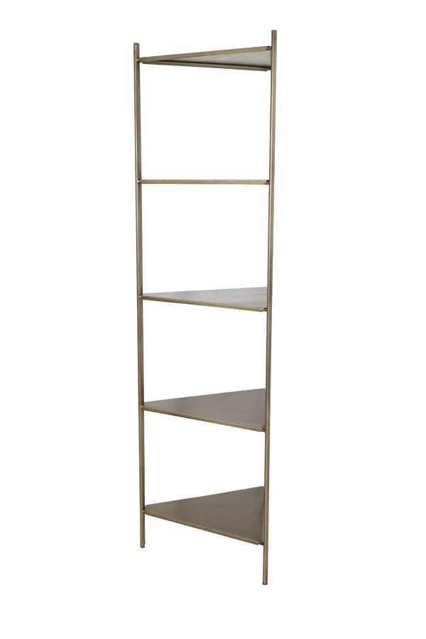 Cabinet open 58,5x41x200 cm DISPLAY antique bronze | OUTLET