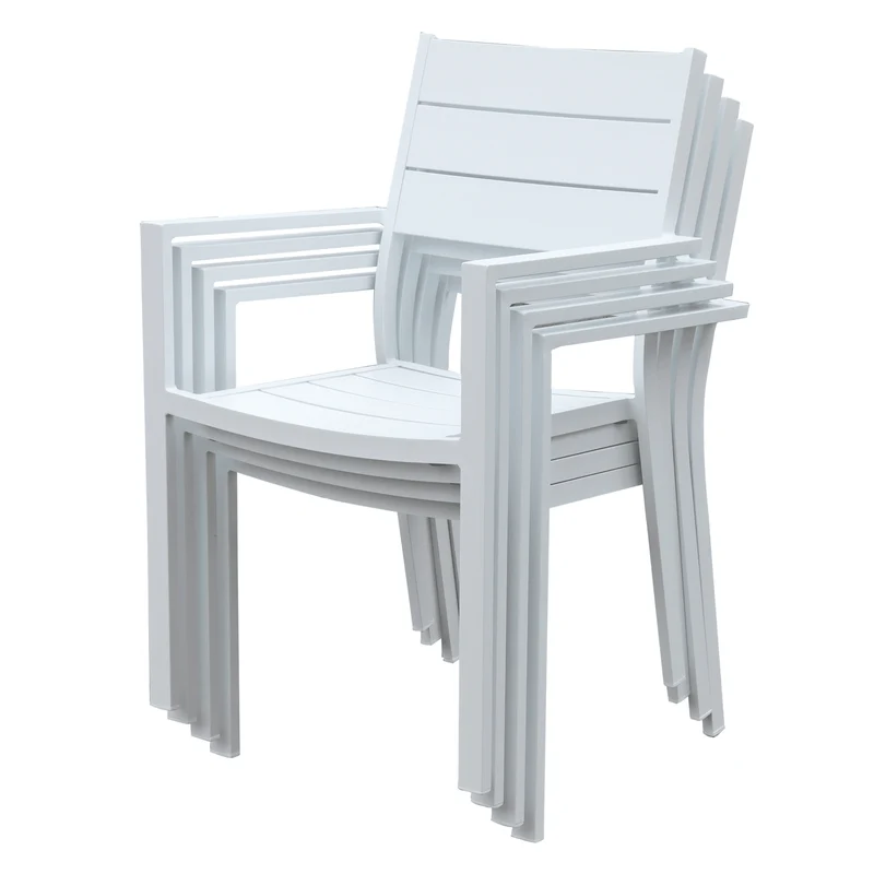 Boender Outdoor Tuinset 5-delig met kussens diningset wit