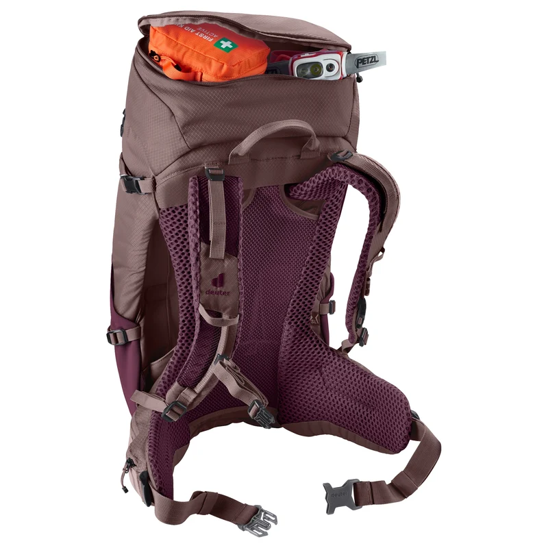 Deuter Futura 24 SL - Mochila de senderismo 60 cm (cassis-ashrose)
