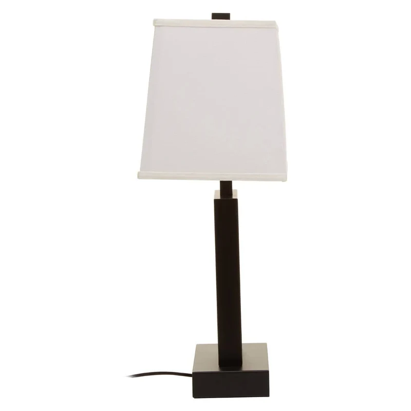 Leora Black and White Table Lamp