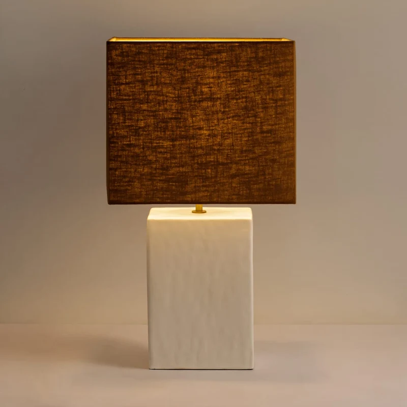 Lamp | Small Rectangular Gesso