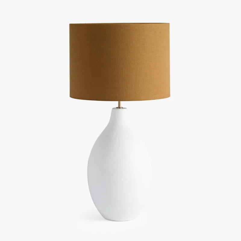 Lamp | Large Round Gesso