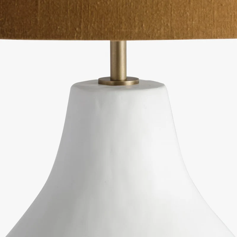 Lamp | Large Round Gesso