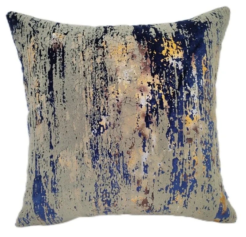 Malini Large Torcello Navy Cushion| OUTLET