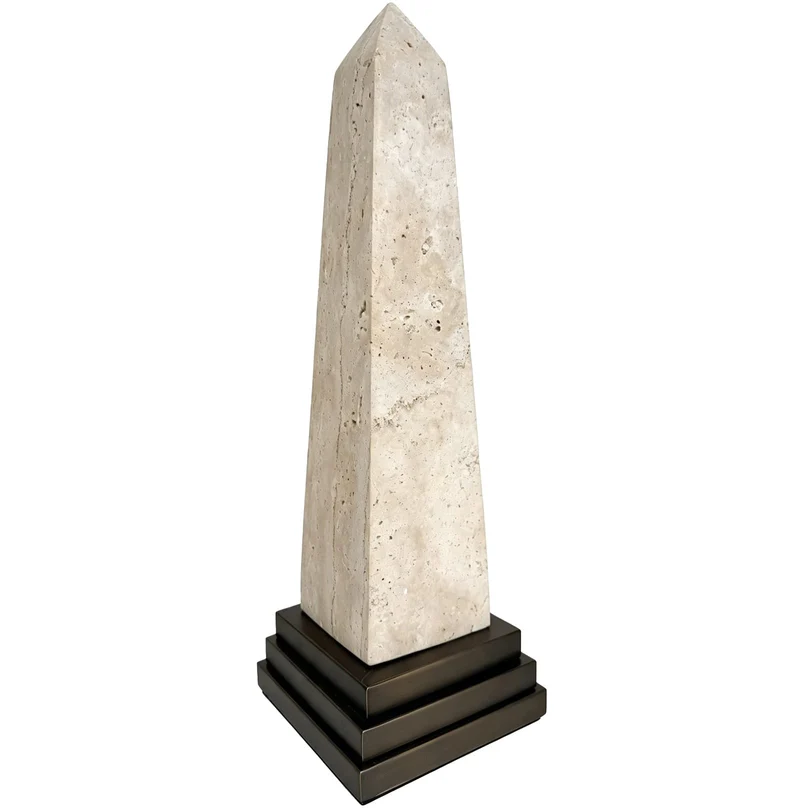 Darius Sculpture in Travertine - Small
