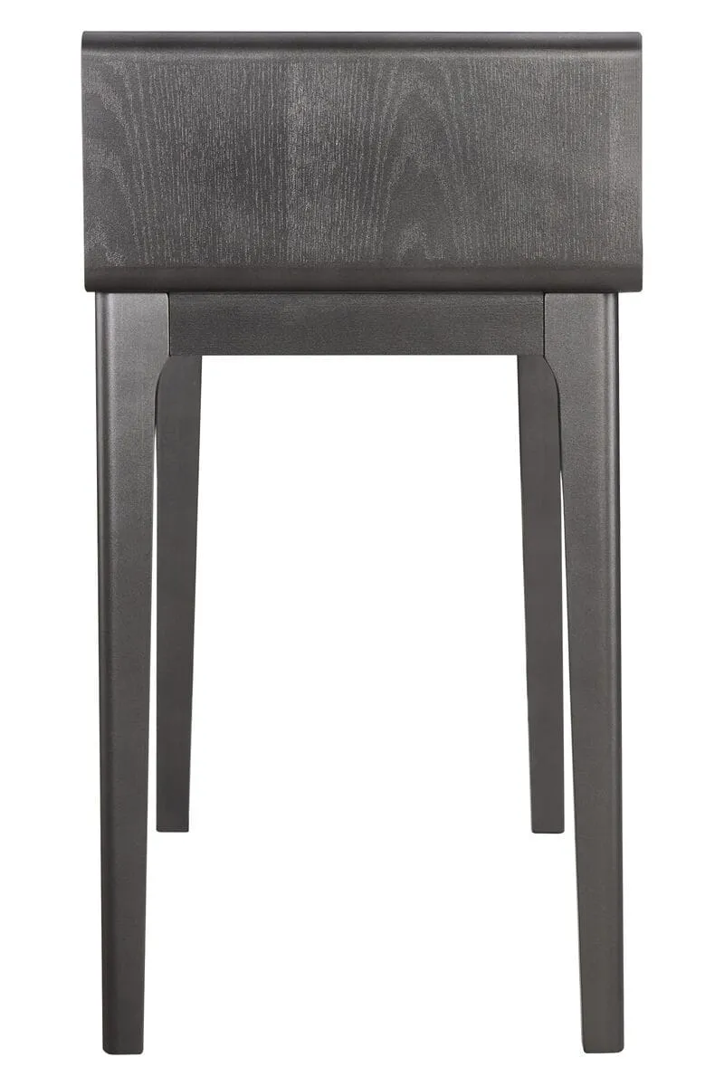 Dorsino Brown Grey Wood Veneer Two Drawer Dressing Table
