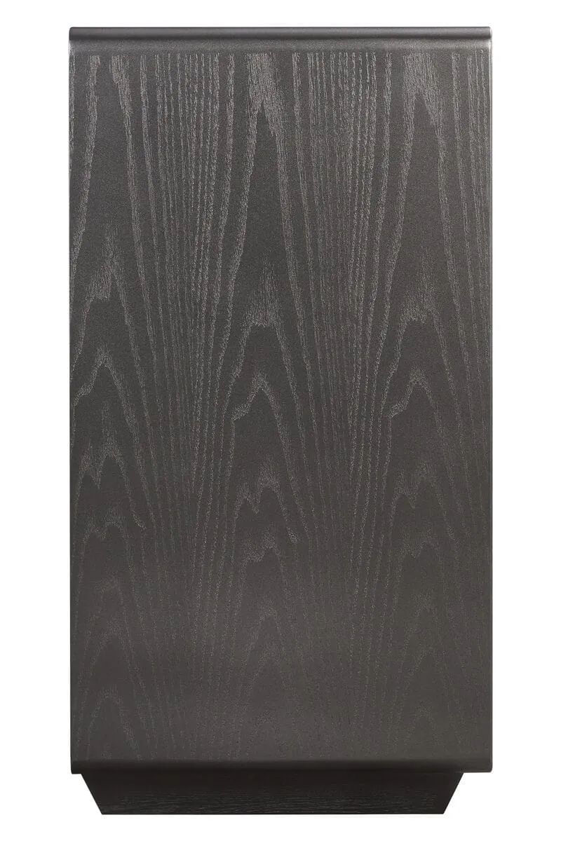 Dorsino Brown Grey Wood Veneer Three Drawer Chest