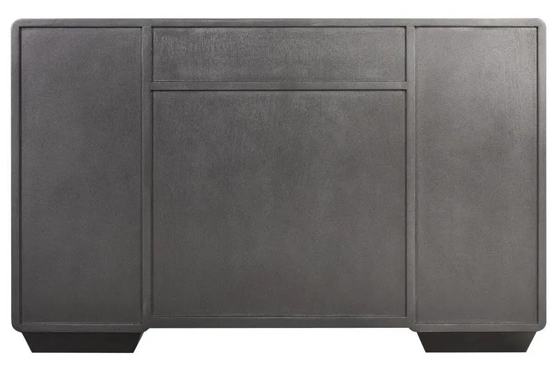 Dorsino Brown Grey Wood Veneer Seven Drawer Dressing Table