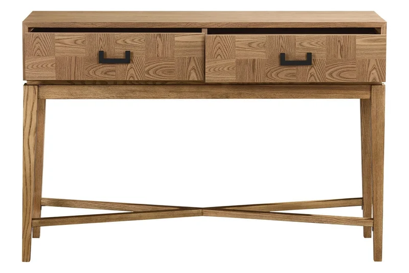Dimaro Natural Two Drawer Console Table