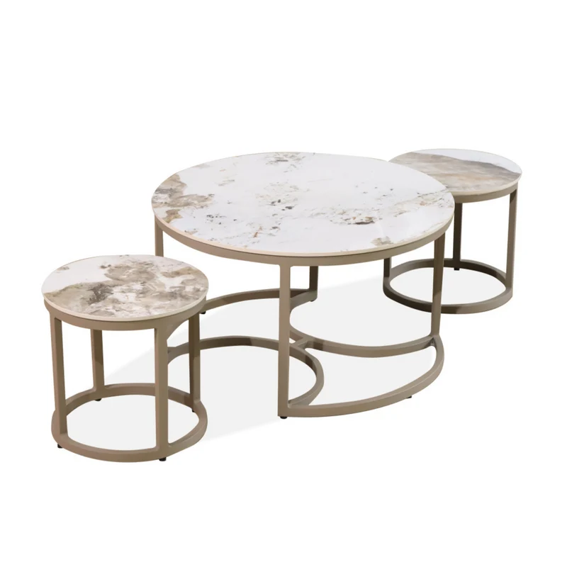 Boender Outdoor Salontafel rond keramisch