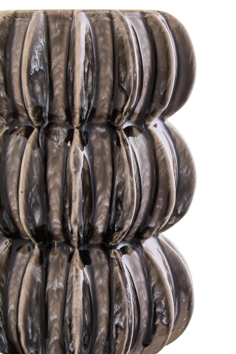 Kondo Grey Stoneware Bubble Vase