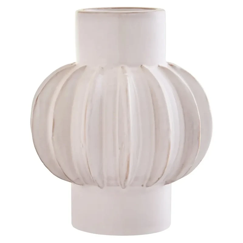 Kondo Cream Stoneware Bubble Vase