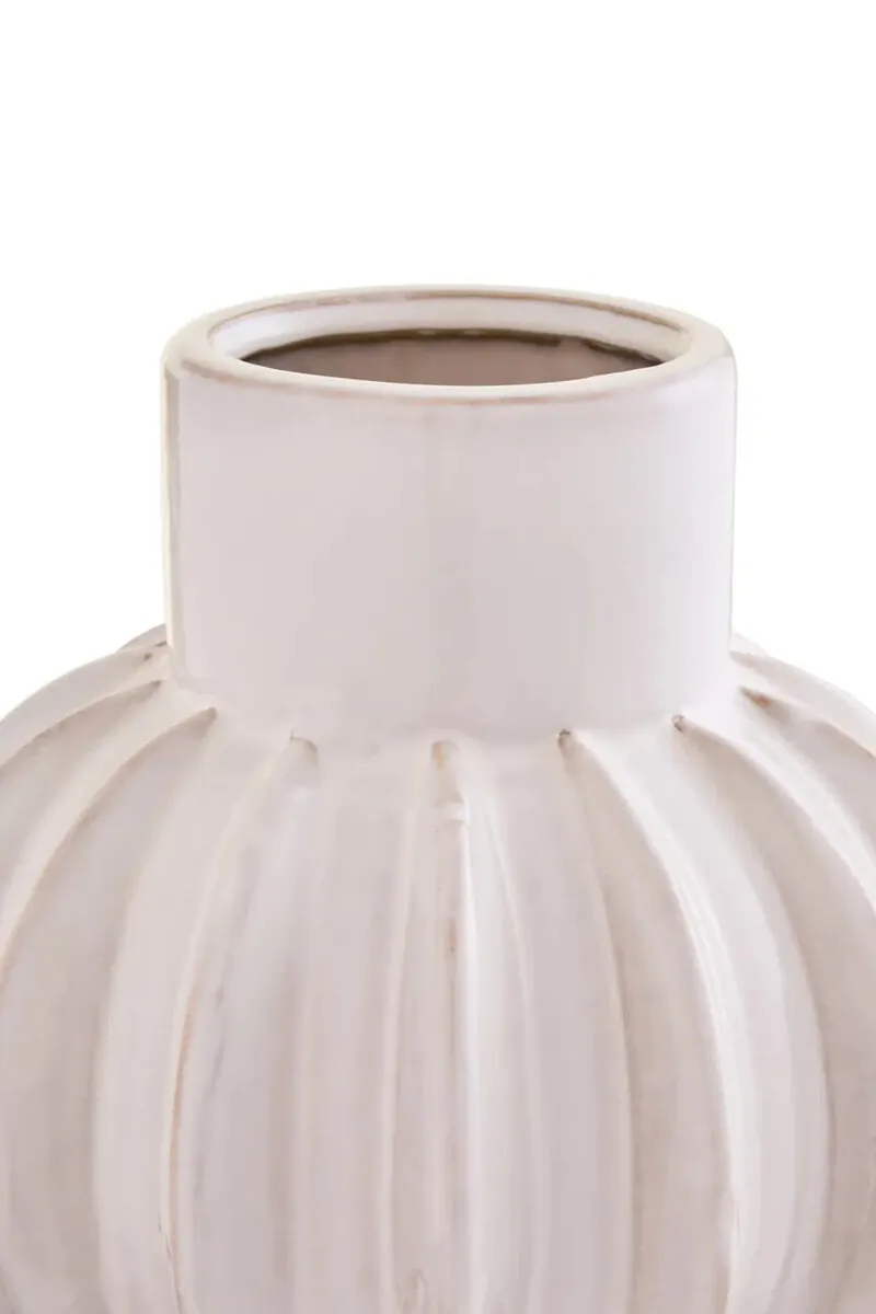 Kondo Cream Stoneware Bubble Vase