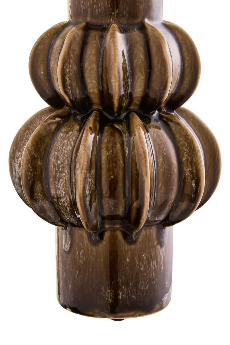 Kondo Brown Stoneware Bubble Vase