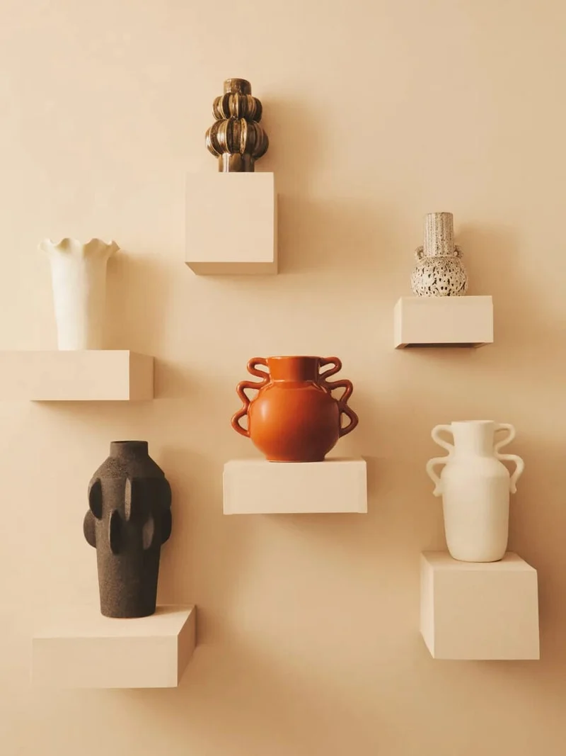 Kondo Brown Stoneware Bubble Vase