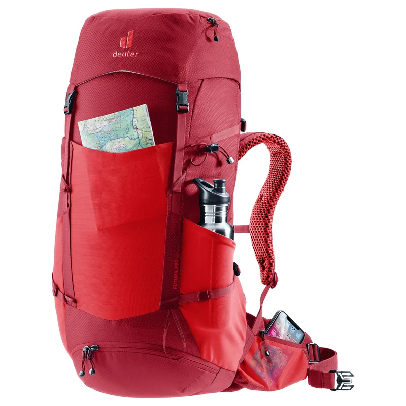 Deuter Futura Pro 32 - Mochila de senderismo 67 cm (cherry-masala)