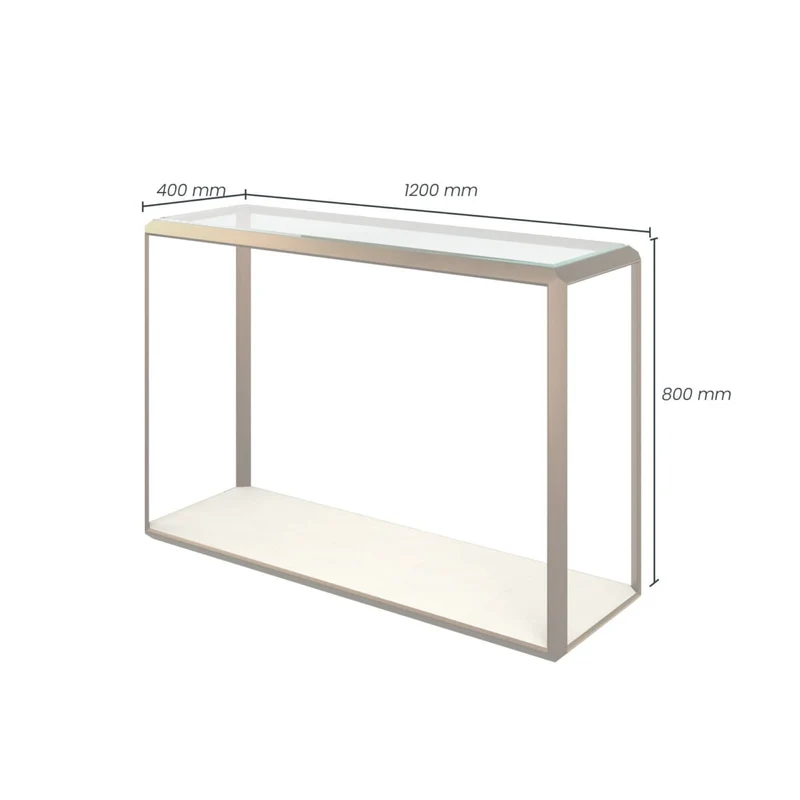 Elmley Console Table | Ivory