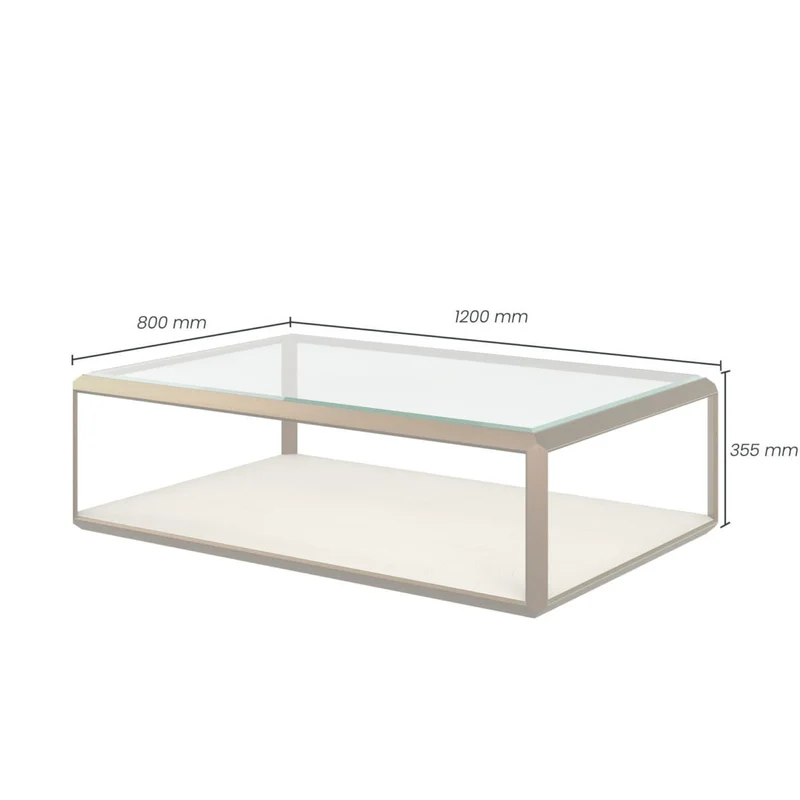 Elmley Coffee Table | Ivory