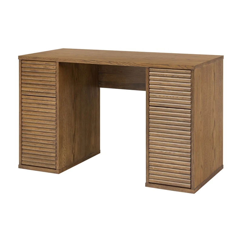 Charlton Desk | Oak in Walnut Finish