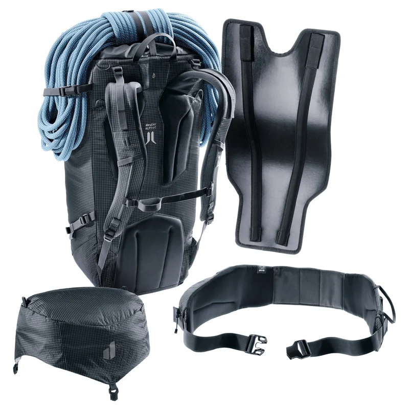 Deuter Guide 32+6 SL - Mochila de alta montaña para mujer 66 cm (black)