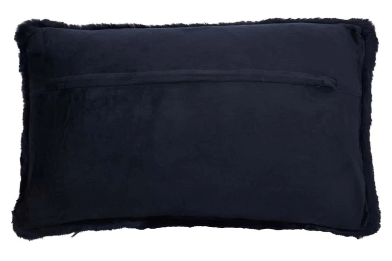 Bosie Lamina Navy Blue Rectangular Cushion