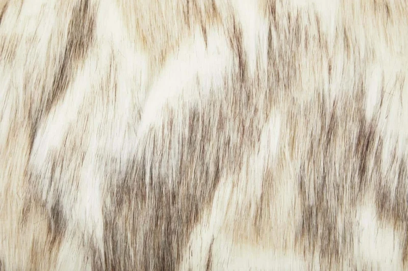 Bosie Lamina Natural Rectangular Fur Cushion