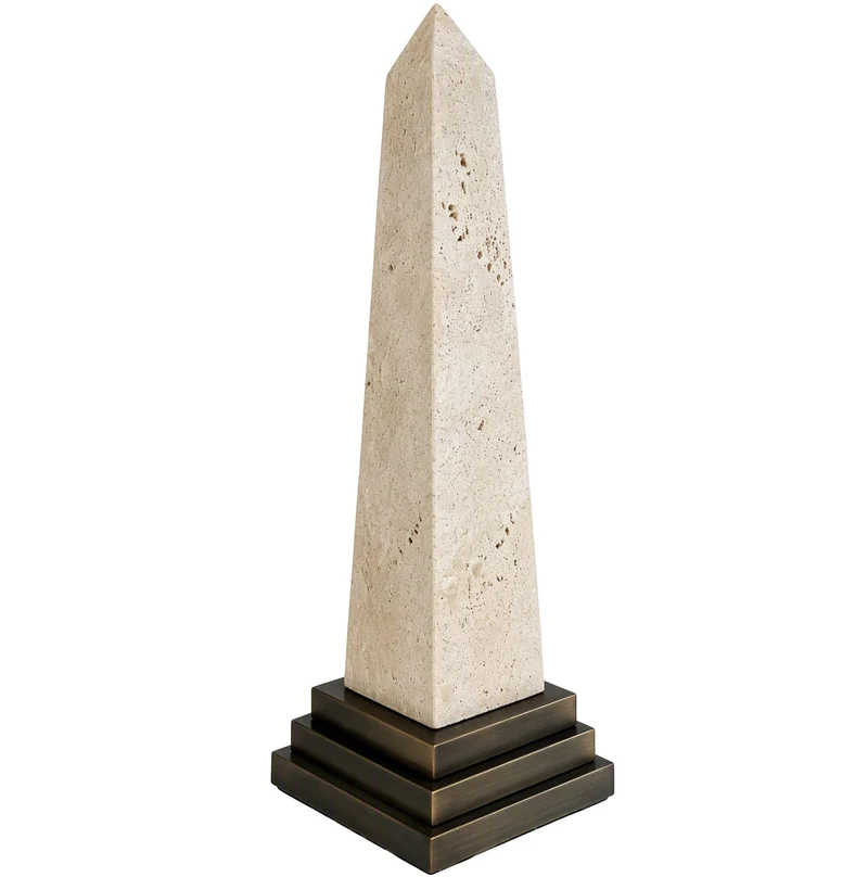 Darius Sculpture in Travertine - Large