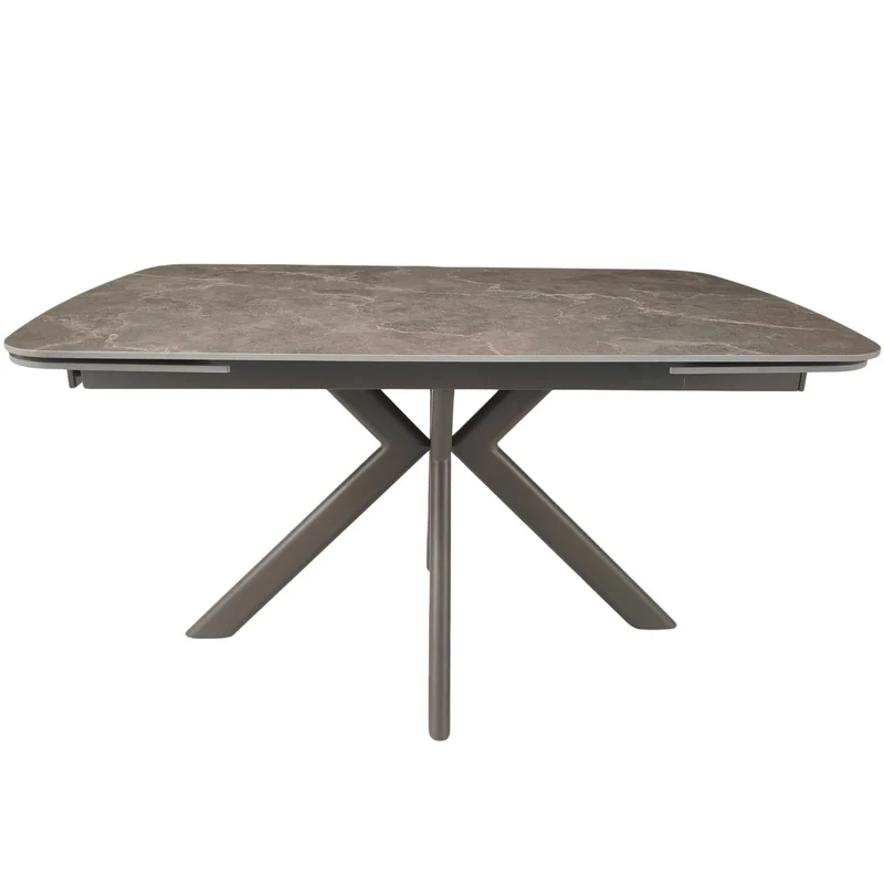 Cote Extending Dining Table in Latte Stone Ceramic - 140-200cm