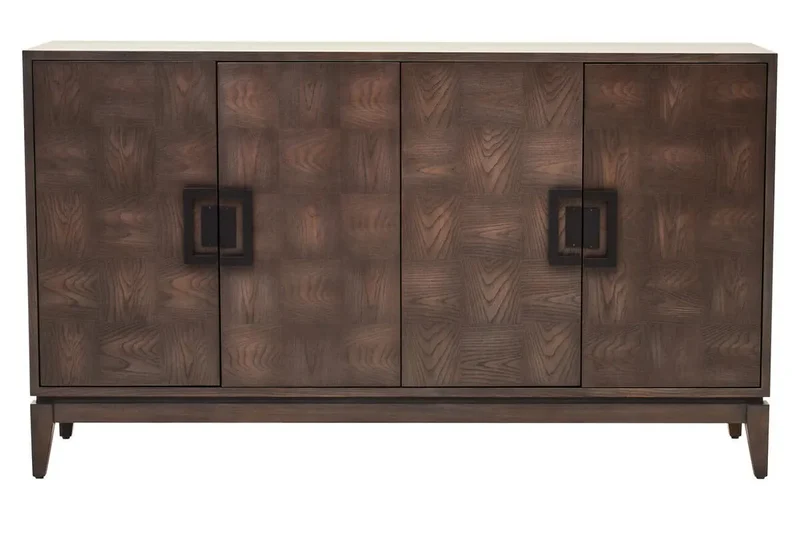 Dimaro Antique Grey Four Door Sideboard