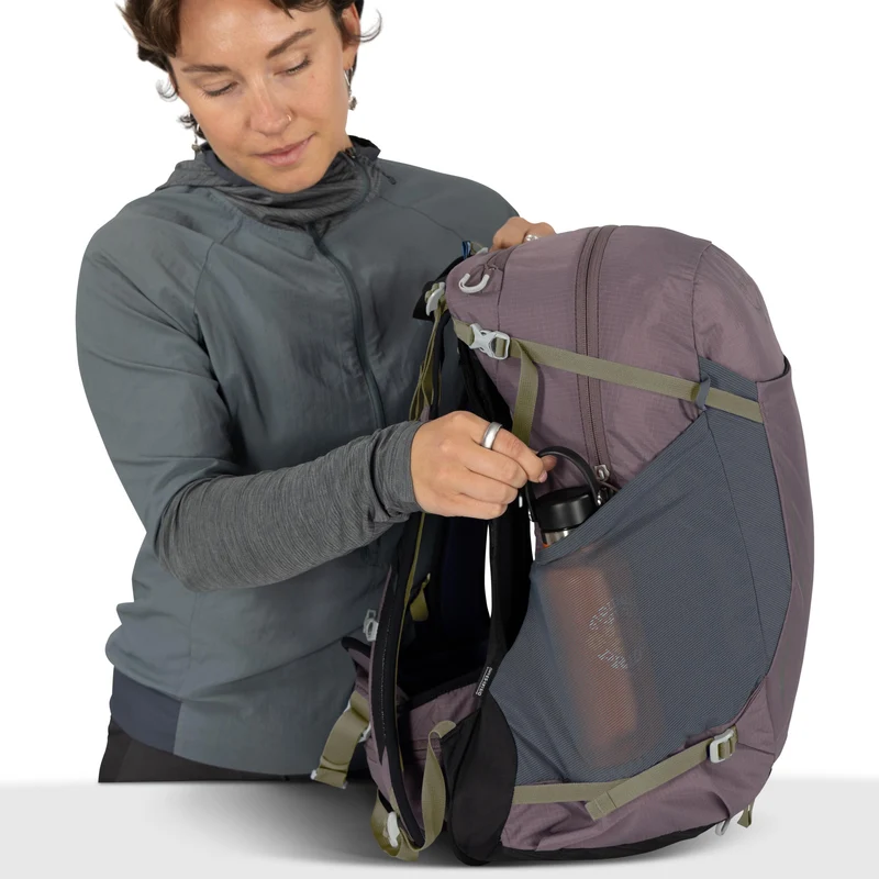Osprey Hikelite 28 - Mochila de senderismo 52 cm (graphite purple)