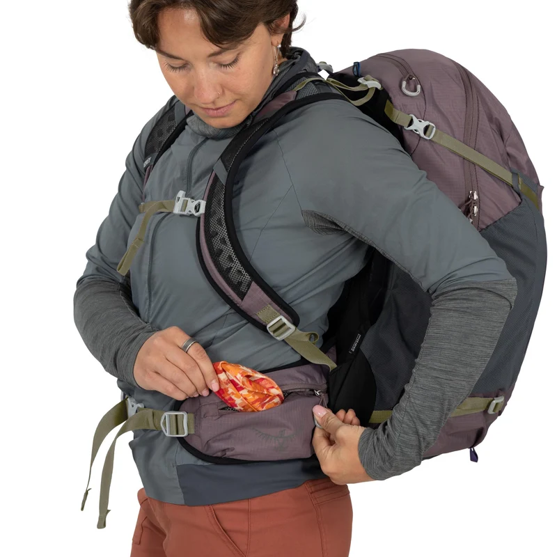 Osprey Hikelite 28 - Mochila de senderismo 52 cm (graphite purple)