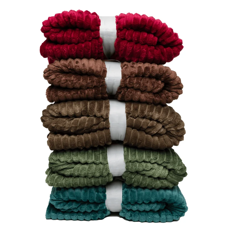 Boender Outdoor Fleece deken - fleece plaid - Donkerblauw groen - 150x200cm