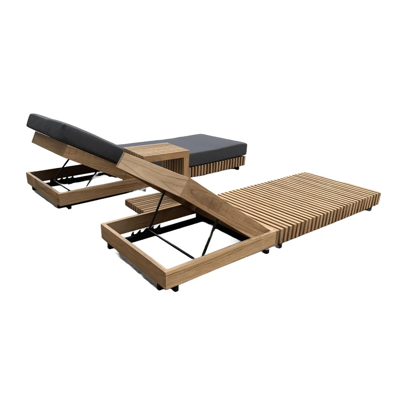 Boender Outdoor ligbed teak set 3-delig