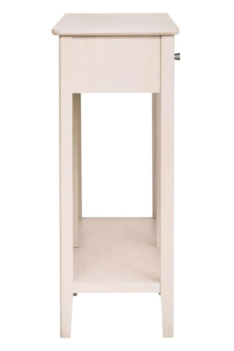 Heritage Two Drawer Taupe Wooden Console Table