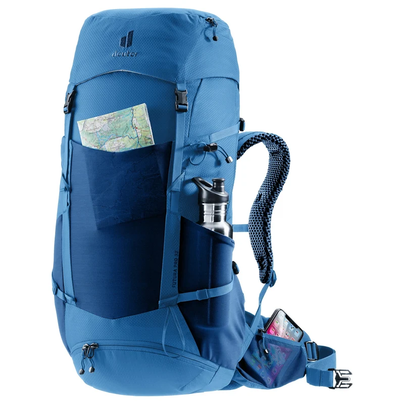 Deuter Futura Pro 32 - Mochila de senderismo 67 cm (nightblue-baltic)