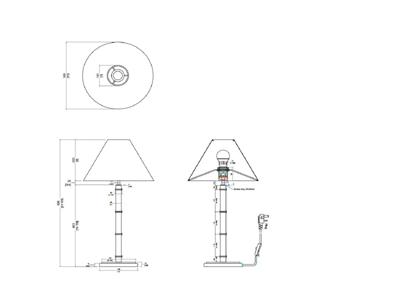 Lamp | Bamboo Gesso