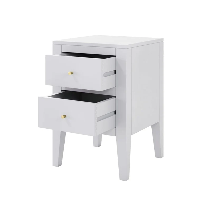 Alton Bedside Table | White