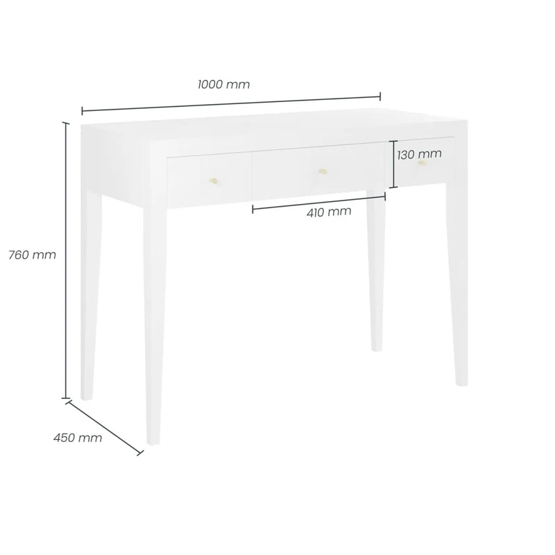 Alton Console Table | White