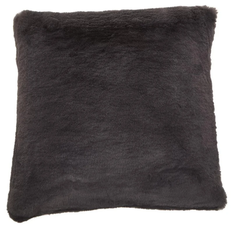 Bosie Lamina Grey Square Fur Cushion