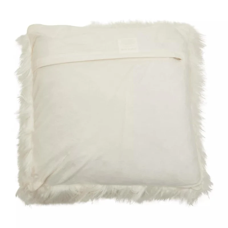 Bosie Lamina Cream Square Fur Cushion