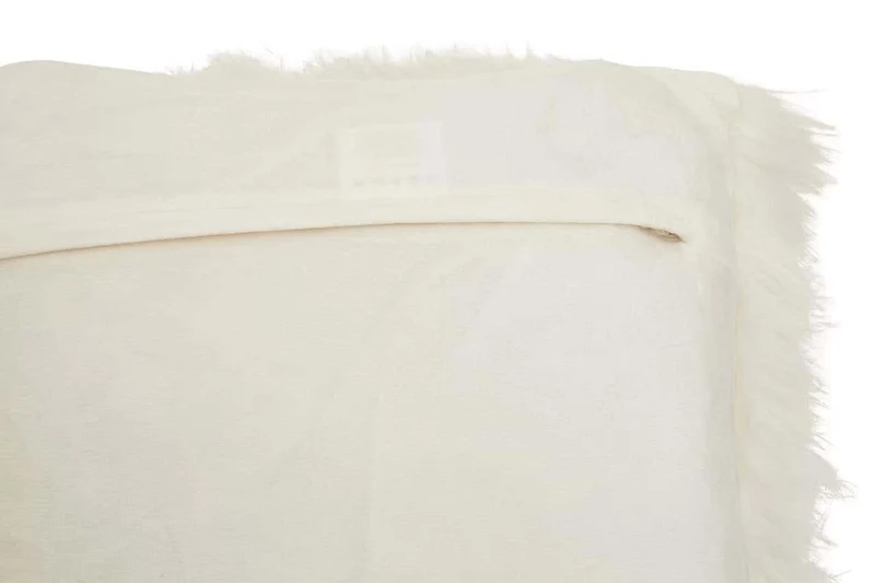 Bosie Lamina Cream Square Fur Cushion