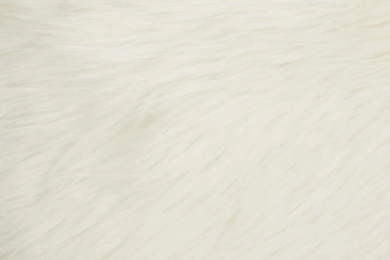 Bosie Lamina Cream Square Fur Cushion