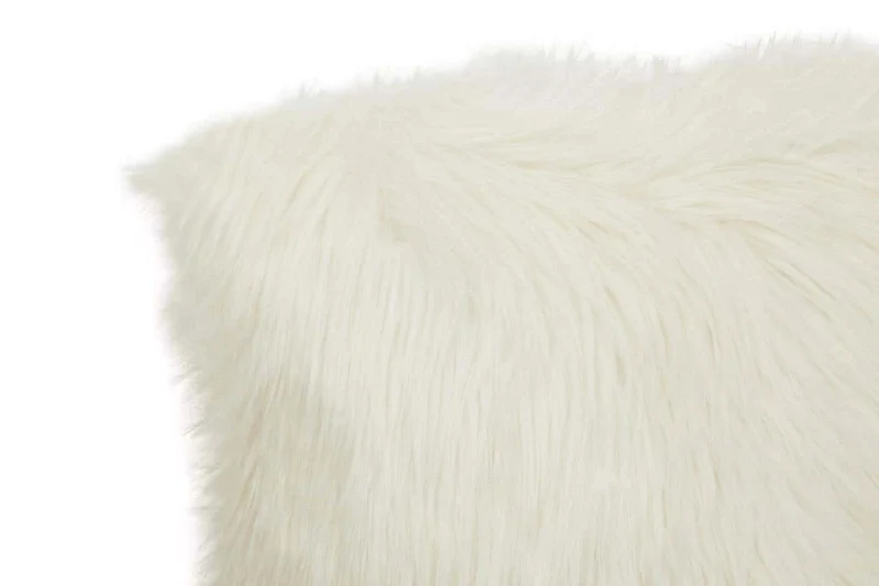 Bosie Lamina Cream Square Fur Cushion